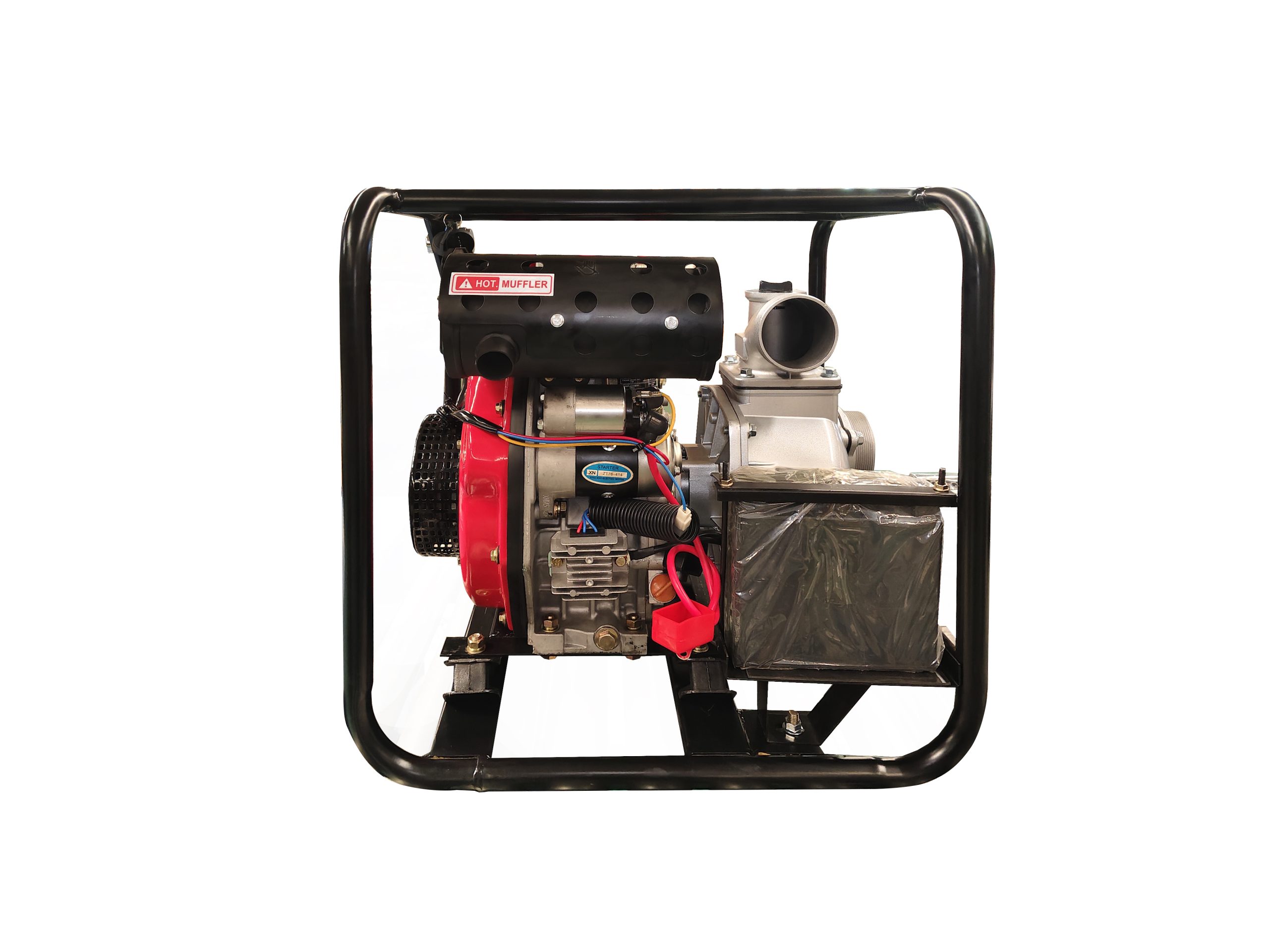 Motopompă apă curată 3”, diesel – motor S178FE, pornire electrică - imagine 2