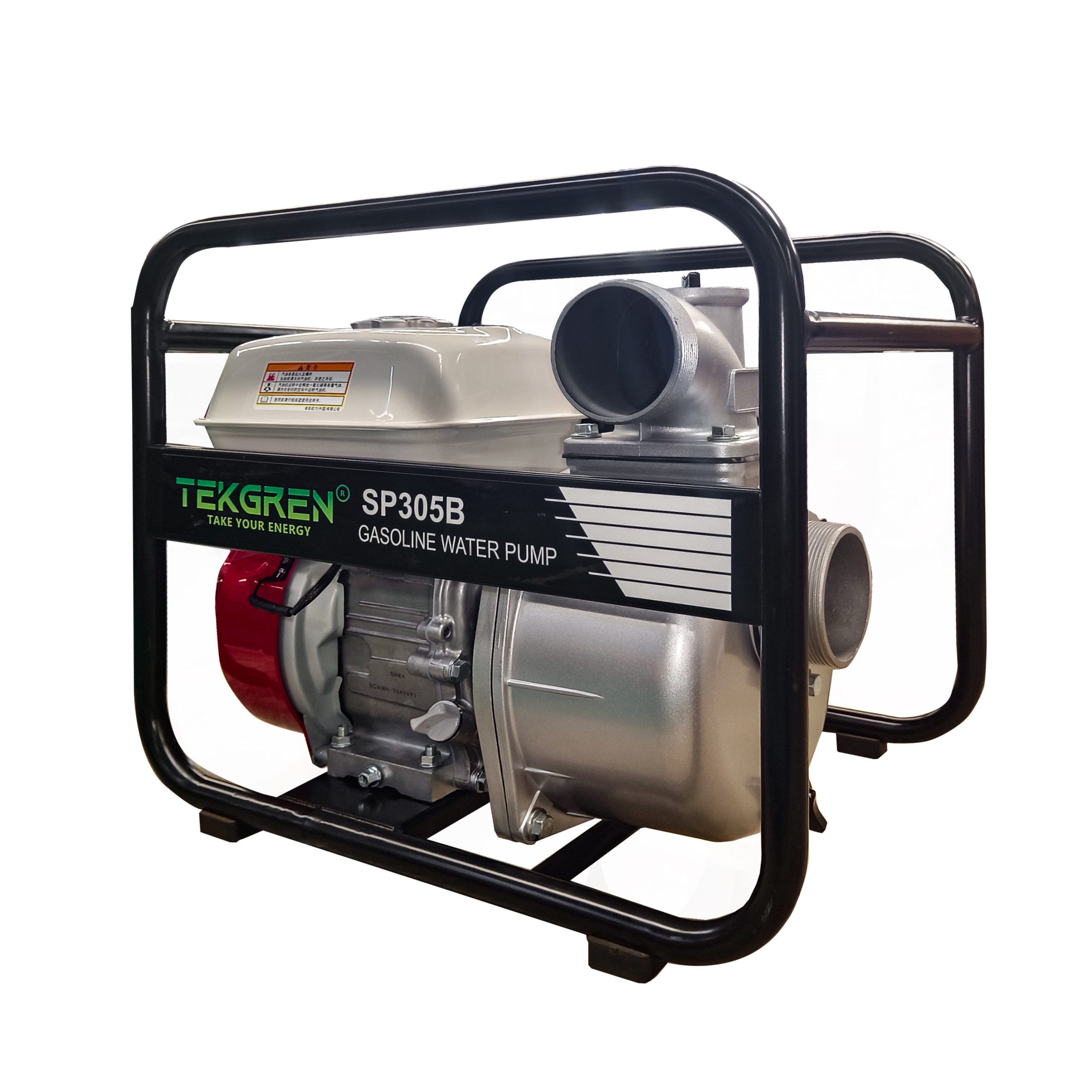 Motopompă apă curată 3”, benzină – motor Honda GX160, pornire manuală - imagine 3
